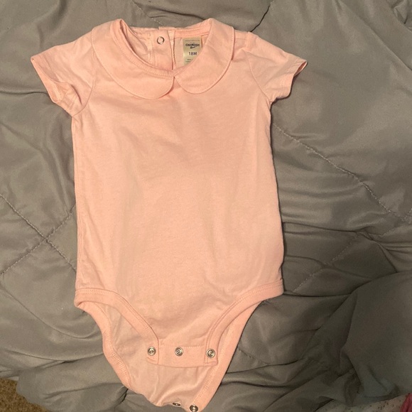 Light pink 18month onesie with collar